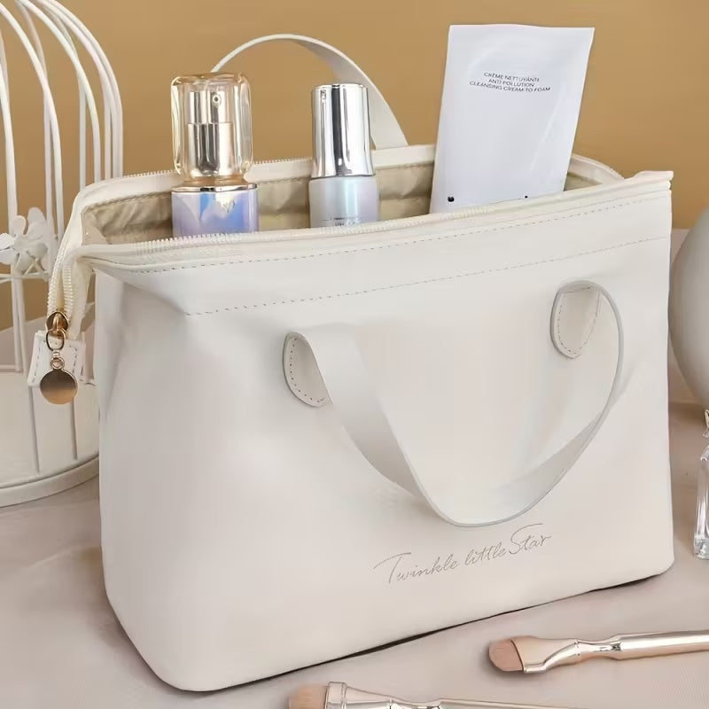 Portable Cosmetic Bag For Makeup, Skin Care Waterproof Travel Bag, Large Toilet Bag